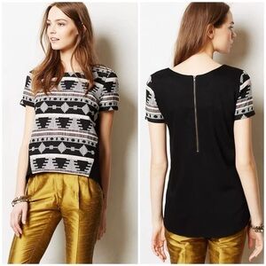 Anthropologie - Sundays in Brooklyn - Ellery Top - Aztec. Medium P2P is 21".